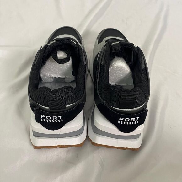 GZ Chunky Black Gray Thick Sole Chunky Skater Sneaker EU 43 / US 10 - Picture 5 of 7